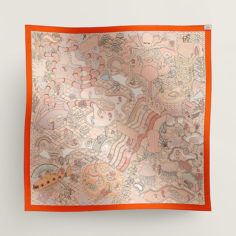 カレ 90 ダブルフェイス 《たいまつの光》 | Hermès - エルメス